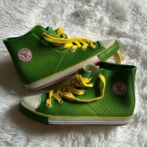 Grendha Shoes Green Yellow Lightweight Womens Size 7